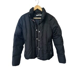 Tommy Hilfiger Black Down-Filled Puffer Jacket Size Medium